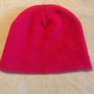 Hot pink beanie